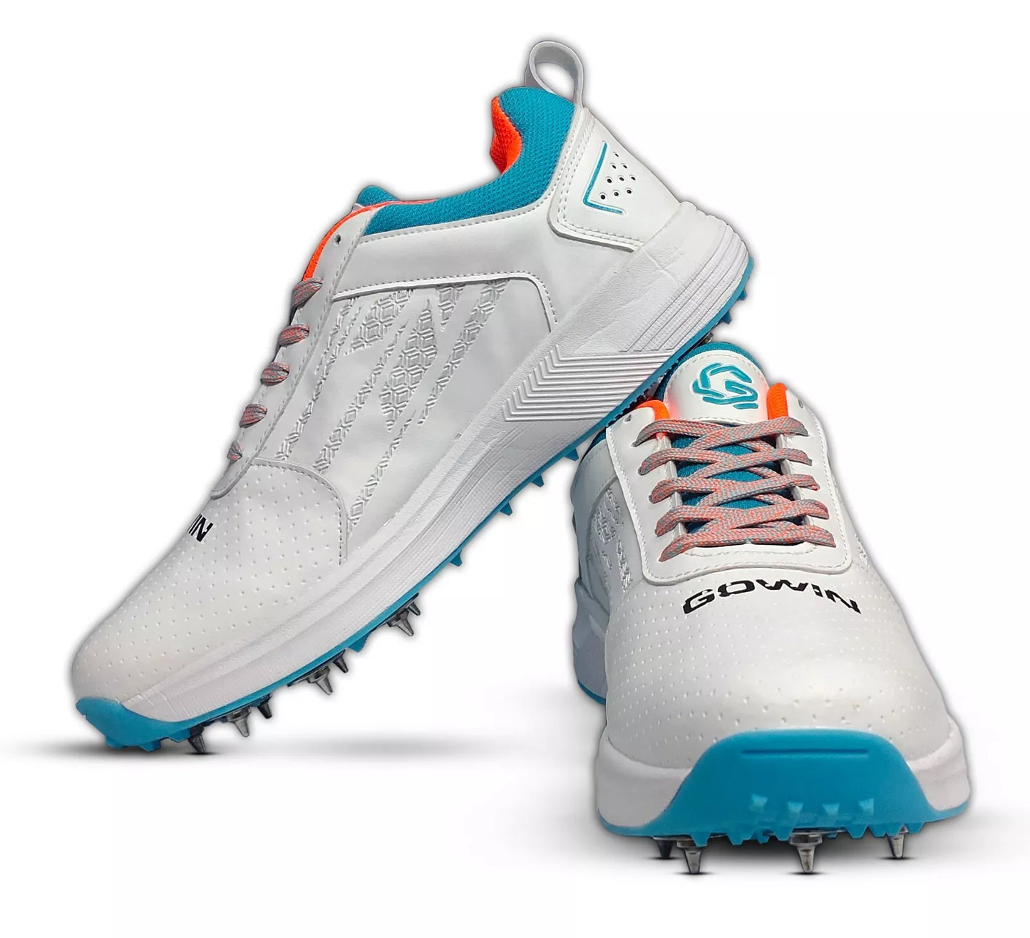 Gowin Tyro Cricket Spikes - Island Blue Color