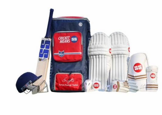 SS Sky English Willow Full Cricket Kit – Men