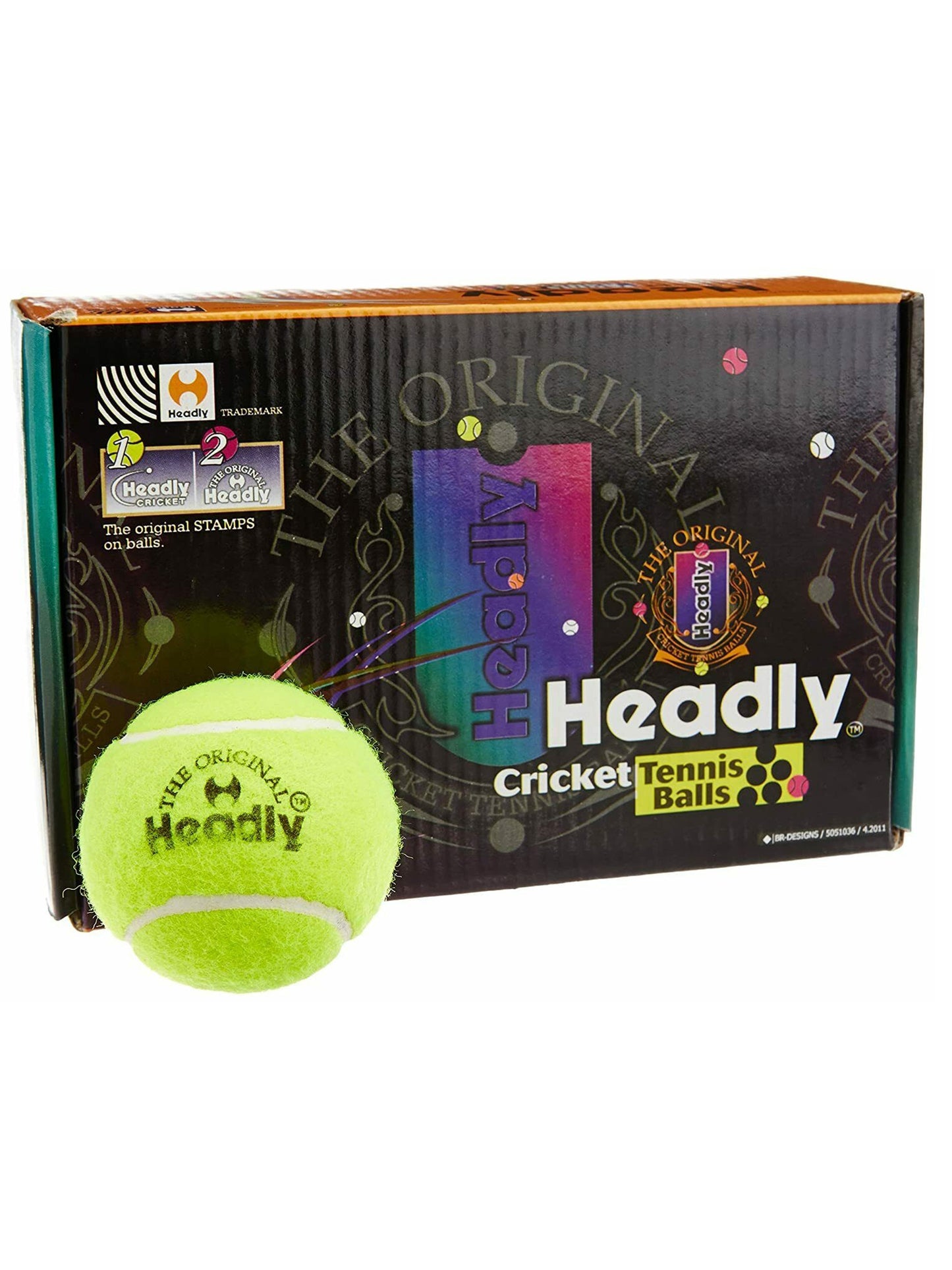Headly Heavy Yellow Cricket Tennis Ball