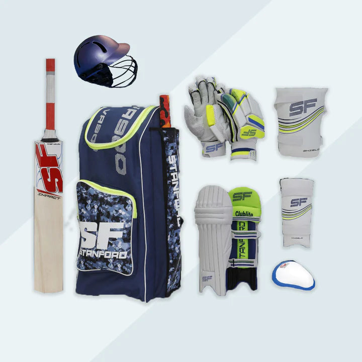 SF Premium Kashmir Willow Cricket Kit