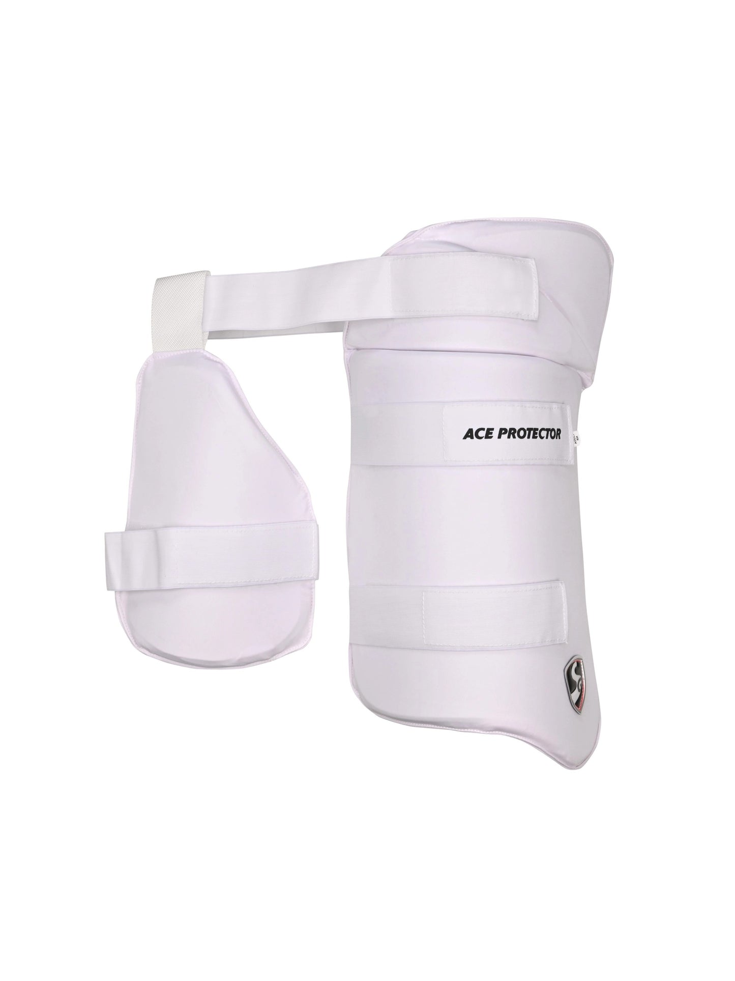 SG Combo Ace Protector Combo Thigh Pad (White)