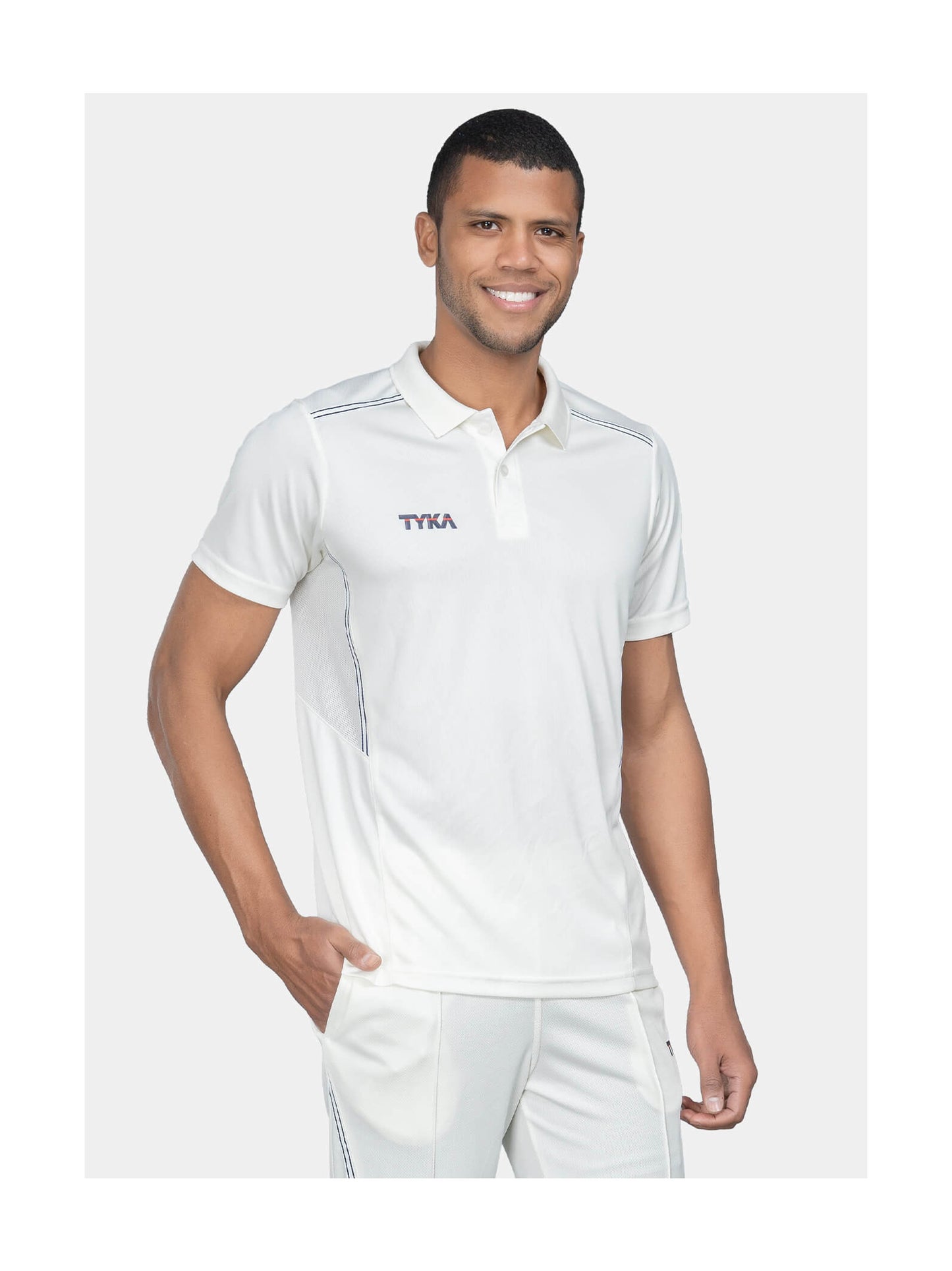 Tyka Prima White Shirt - Half Sleeves